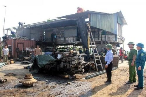 Yên Lạc (Vĩnh Phúc): Cưỡng chế buộc thực hiện biện pháp khắc phục hậu quả đối với các hộ vi phạm pháp luật về đất đai