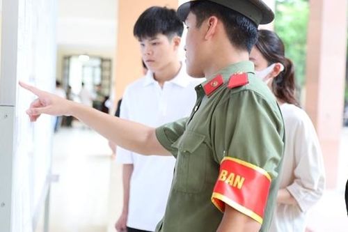 Công bố điểm chuẩn trúng tuyển hệ trung cấp đối với chiến sĩ Công an tại ngũ