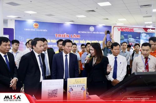 MISA triển khai các giải pháp chuyển đổi số cho tỉnh Thanh Hóa