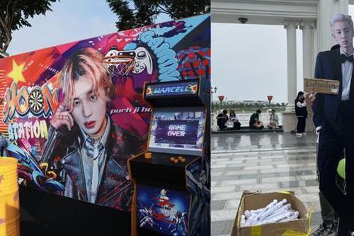 Trước giờ G 'Wow K-Music': Siwon khoe thân hình 'cực cháy', Chanyeol đi bán gậy cổ vũ?