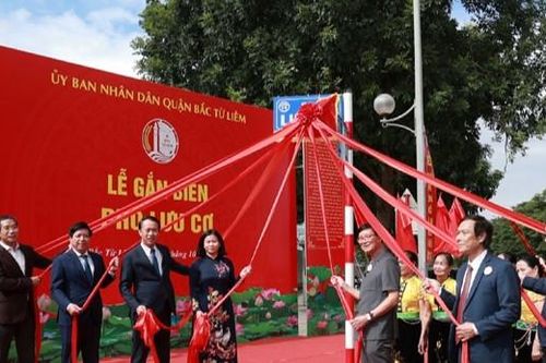 Thái sư Lưu Cơ được đặt tên đường ở Hà Nội