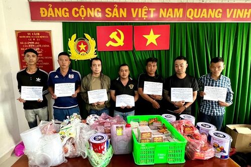 Công an triệt phá băng nhóm cho vay nặng lãi, tạt chất bẩn đòi nợ