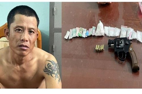 Mang Yang: Bắt giữ đối tượng tàng trữ trái phép chất ma túy, thu giữ 1 khẩu súng