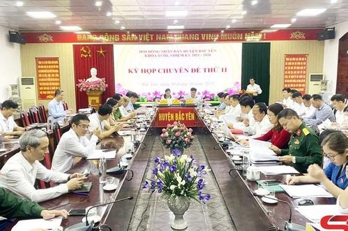 Kỳ họp chuyên đề thứ 11, HĐND huyện Bắc Yên