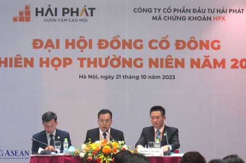 ĐHĐCĐ Hải Phát: Tâm điểm nhóm cổ đông mới