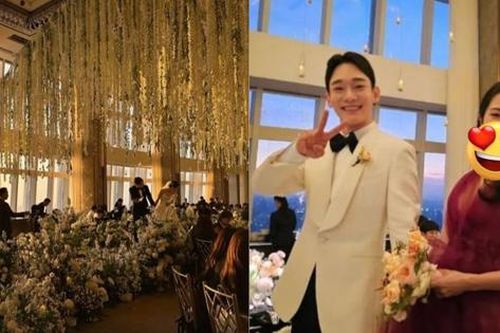 Hôn lễ của Chen EXO: Lễ đường ngập hoa trắng, chú rể hát tổng duyệt mà ngỡ concert