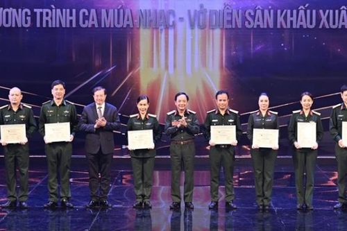 Các đơn vị nghệ thuật CAND giành giải cao tại Hội diễn đề tài Quốc phòng toàn dân 2023