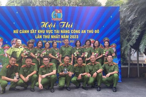 Những điều chưa biết về hậu trường Hội thi Nữ Cảnh sát khu vực tài năng Công an Thủ đô lần thứ Nhất năm 2023