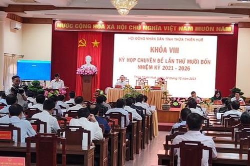 Bí thư Tỉnh ủy, Chủ tịch UBND tỉnh TT-Huế đạt số phiếu 'tín nhiệm cao' tuyệt đối