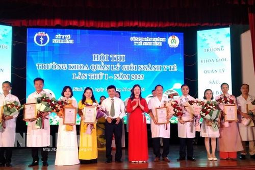Chung kết Hội thi Trưởng khoa quản lý giỏi ngành Y tế Ninh Bình lần thứ nhất