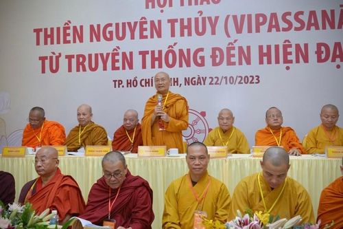 Khai mạc Hội thảo 'Thiền Nguyên thủy từ truyền thống đến hiện đại'