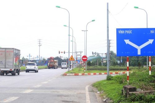 Quốc lộ 2 qua Vĩnh Phúc được mở rộng lên 4-6 làn xe