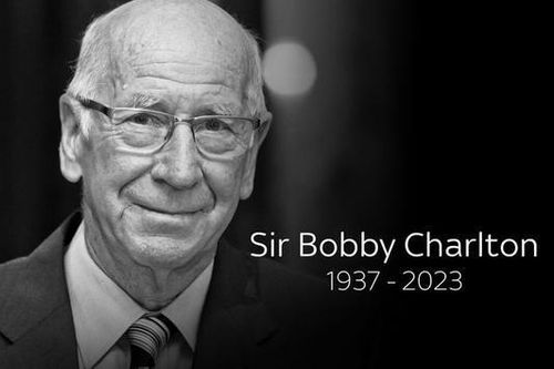 Huyền thoại Man Utd Bobby Charlton qua đời ở tuổi 86
