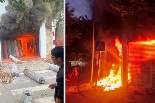 Chi viện tỉnh Bắc Ninh dập tắt đám cháy kho vải