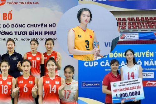 2 sao mai bóng chuyền Việt Nam cao hơn 1m8 giành chức vô địch quốc gia, được kỳ vọng trở thành 'Thanh Thúy mới'