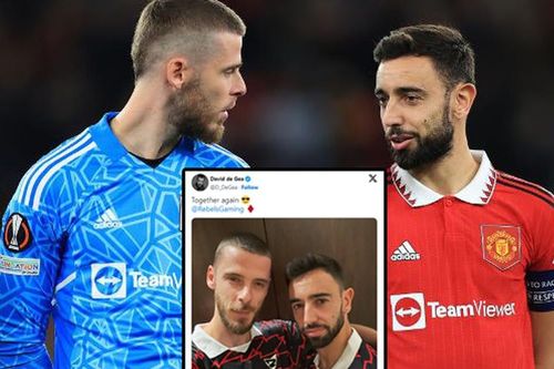De Gea bất ngờ tuyên bố tái hợp đồng đội cũ Bruno Fernandes