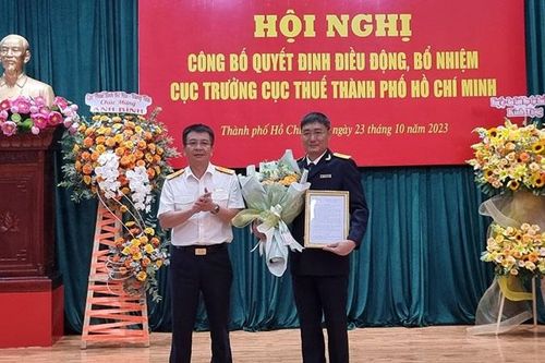 Ông Nguyễn Nam Bình giữ chức Cục trưởng Cục Thuế Thành phố Hồ Chí Minh