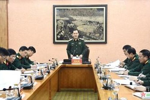 Thượng tướng Vũ Hải Sản làm việc với Tổng công ty Xăng dầu quân đội