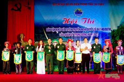 Lan tỏa phong trào thi đua 'Dân vận khéo' trong lực lượng Biên phòng Lai Châu
