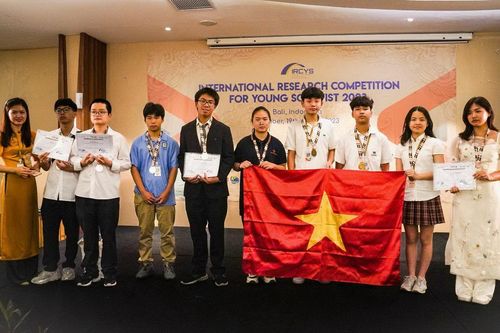 Học sinh Việt Nam đạt thành tích cao cuộc thi nghiên cứu khoa học quốc tế