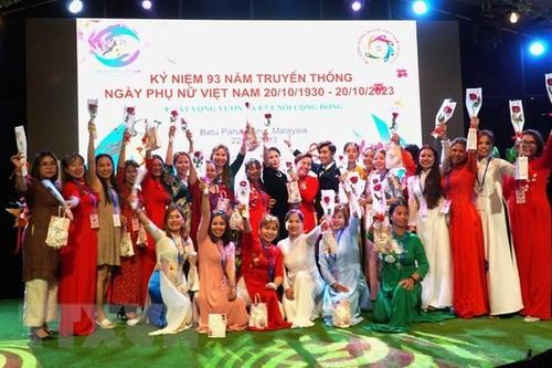 Gặp mặt kỷ niệm Ngày Phụ nữ Việt Nam tại Johor, Malaysia