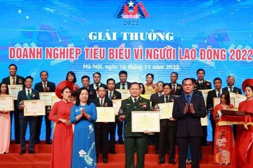 Vinh danh doanh nghiệp tiêu biểu vì người lao động năm 2023