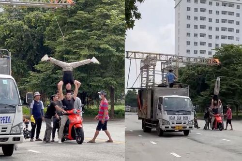 Vụ chồng đầu đi xe máy: Công an đã làm việc với nghệ sĩ Quốc Cơ