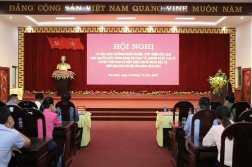 Giới thiệu việc làm cho người chấp hành xong án phạt tù
