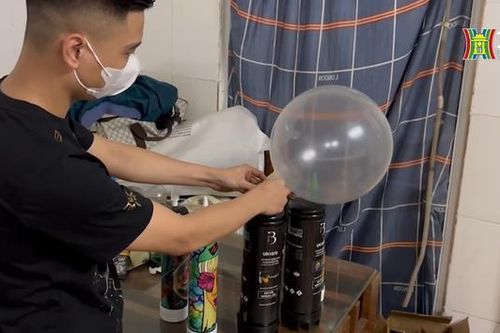Phát hiện thủ đoạn mới trong kinh doanh khí cười
