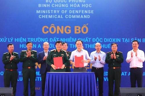 Hoàn thành xử lý đất nhiễm độc Dioxin tại sân bay vùng cao Thừa Thiên – Huế