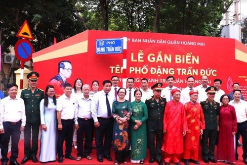 Lễ gắn tên phố Đặng Trần Đức: Vinh danh nhà tình báo lỗi lạc