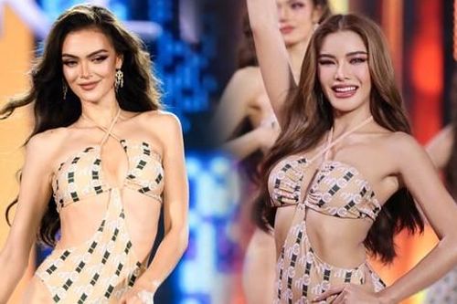 Lê Hoàng Phương và dàn thí sinh cao 1,83 m, bụng 6 múi tại Hoa hậu Hòa bình