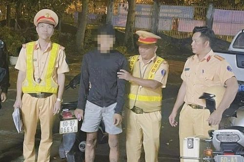 Ba thanh niên dương tính ma túy 'thông chốt' CSGT trên quốc lộ 20