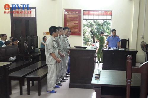4 người đàn ông vào tù vì trộm chậu đá của đình làng