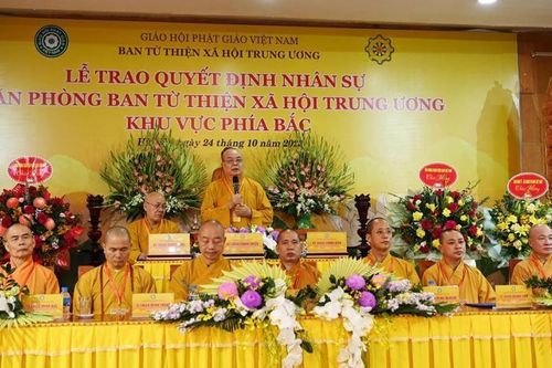 Giáo hội Phật giáo bổ nhiệm nhân sự để tăng cường hoạt động từ thiện