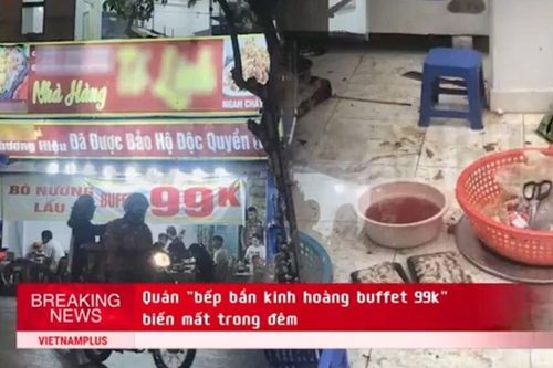 Bản tin 60s: Quán 'bếp bẩn kinh hoàng buffet 99k' biến mất trong đêm
