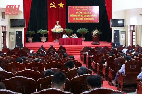 Thiệu Hóa tiếp tục xây dựng và nhân rộng mô hình tái hòa nhập cộng đồng