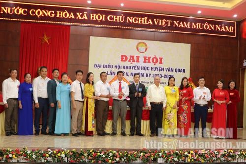 Đại hội Đại biểu Hội Khuyến học huyện Văn Quan lần thứ V, nhiệm kỳ 2023 – 2028