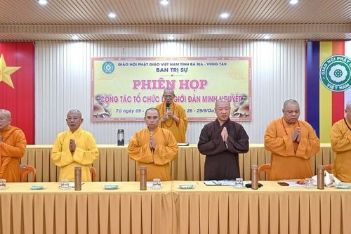 BR-VT: Ban Tổ chức Đại giới đàn Minh Nguyệt họp rà soát tiến độ công tác chuẩn bị
