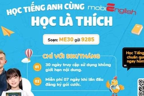 Học tiếng Anh cực thích cùng MobiEnglish