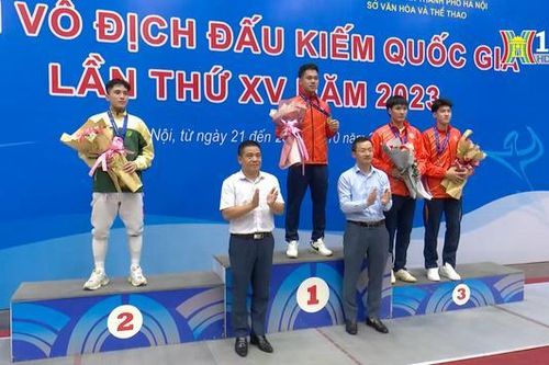 200 VĐV tranh tài giải đấu kiếm vô địch Quốc gia 2023
