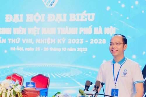 Anh Nguyễn Tiến Hưng tái cử Chủ tịch Hội Sinh viên Việt Nam TP Hà Nội