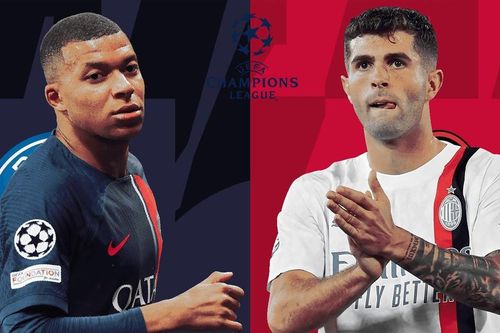 Lịch thi đấu bóng đá hôm nay 25/10: Nóng đại chiến PSG vs Milan