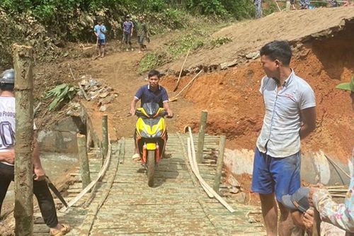 Quảng Trị khẩn trương khắc phục sạt lở đường tuần tra biên giới Sa Trầm-Pa Lin