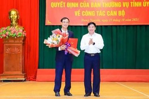 Giám đốc Sở Xây dựng Nghệ An giữ chức Bí thư Huyện ủy Hưng Nguyên