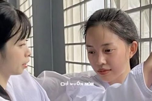 'Hoa khôi làng võ' dạy võ cho Linh Ngọc Đàm nhìn mà toát mồ hôi