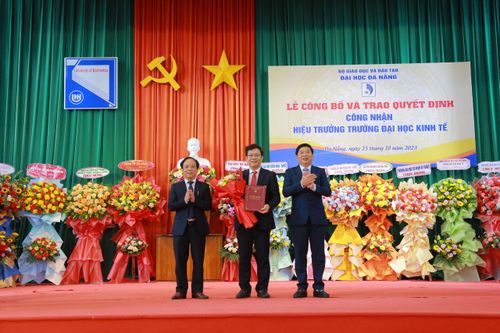 Trường Đại học Kinh tế Đà Nẵng có Hiệu trưởng mới