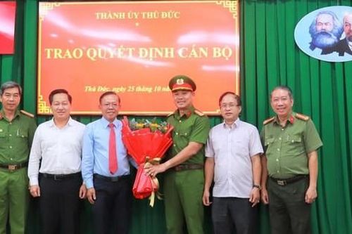 Chỉ định chức vụ mới với Trưởng Công an thành phố Thủ Đức