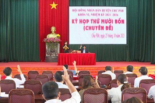 Chư Păh: Miễn nhiệm và bầu bổ sung Ủy viên UBND huyện nhiệm kỳ 2021-2026