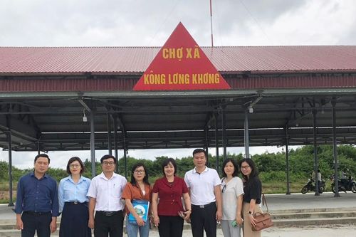 Đoàn công tác của Bộ Công thương làm việc tại huyện Kbang